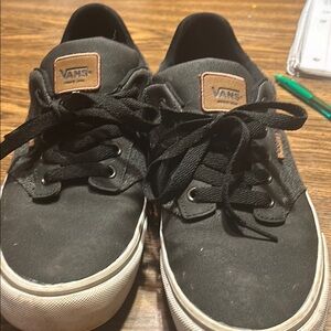 Vans Black and White Sneakers
